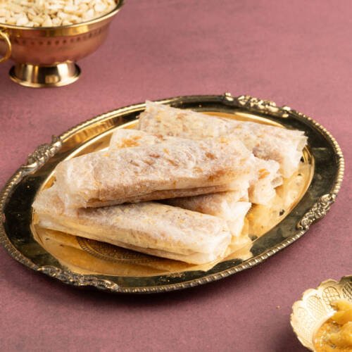 Bellam Dry Fruit Putharekulu (per piece)